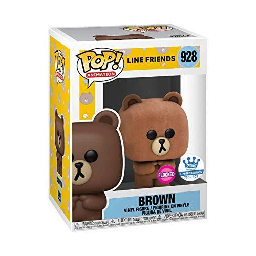 Funko POP! Animation Line Friends Brown #928 (Flocked) Exclusive - 7500pcs 2 Funko POP! Animation Line Friends Brown #928 (Flocked) Exclusive - 7500pcs
