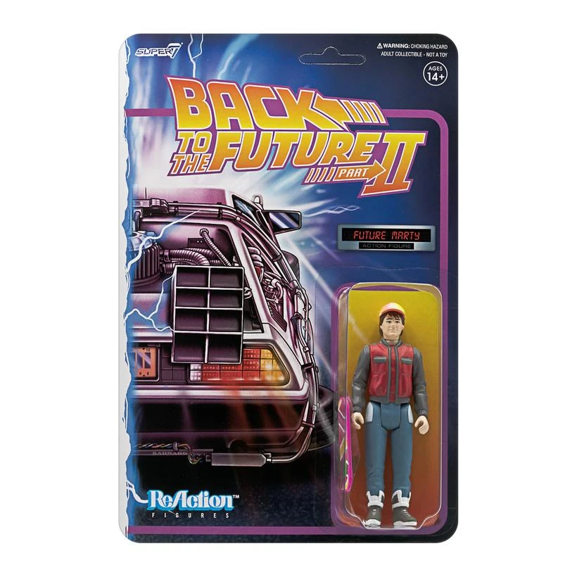 Super 7 Back To The Future 2 ReAction Figure Wave 1 - Marty McFly Future 1 Super 7 Back To The Future 2 ReAction Figure Wave 1 - Marty McFly Future