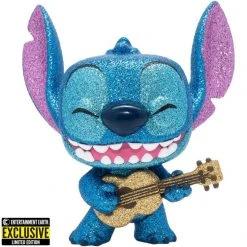Funko Pop! Disney - Lilo & Stitch: Stitch With Ukulele Diamond Glitter #1044 (Exclusive)