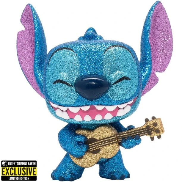 Funko Pop! Disney - Lilo & Stitch: Stitch With Ukulele Diamond Glitter #1044 (Exclusive) 2 Funko Pop! Disney - Lilo & Stitch: Stitch With Ukulele Diamond Glitter #1044 (Exclusive)