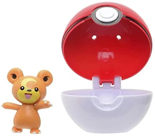 Other Brands Pokemon Teddiursa Pokeball Clip N Go Action Figure 3 Other Brands Pokemon Teddiursa Pokeball Clip N Go Action Figure