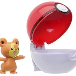 Other Brands Pokemon Teddiursa Pokeball Clip N Go Action Figure