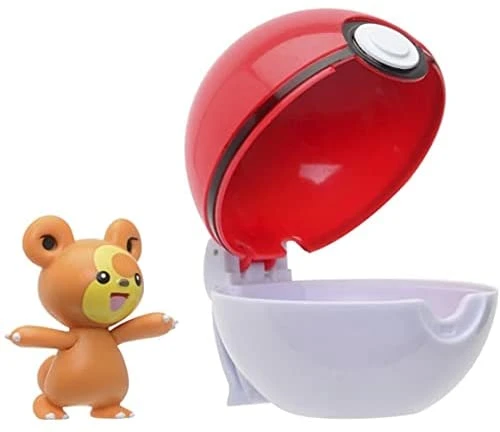 Other Brands Pokemon Teddiursa Pokeball Clip N Go Action Figure 2 Other Brands Pokemon Teddiursa Pokeball Clip N Go Action Figure