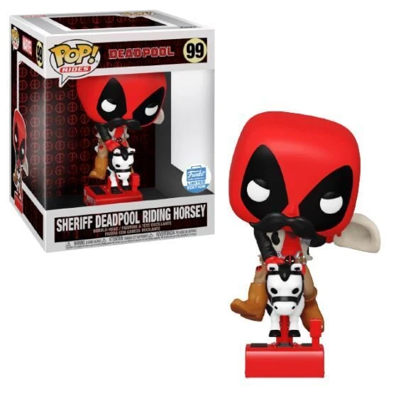Funko POP! Rides Deadpool - Sheriff Deadpool Riding Horsey #99 Exclusive 1 Funko POP! Rides Deadpool - Sheriff Deadpool Riding Horsey #99 Exclusive