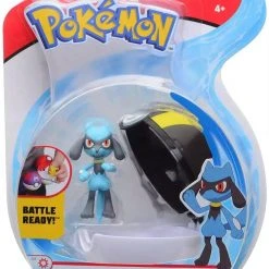 Other Brands Pokemon Riolu Ultra Ball Clip N Go Action Figure