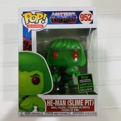 Funko Pop! Masters Of The Universe He Man Slime Pit Shared Sticker 2020 ECCC Exclusive 3 Funko Pop! Masters Of The Universe He Man Slime Pit Shared Sticker 2020 ECCC Exclusive