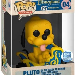 Pluto On The Casey Jr Circus Train Attraction - Disneyland 65th Anniversary - 04 - Pop! Vinyl - Funko Exclusive