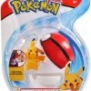 Other Brands Pokemon Clip 'N' Go Set - Features 2-Inch Pikachu Figure & Poke Ball - Perfect For Any Trainer
