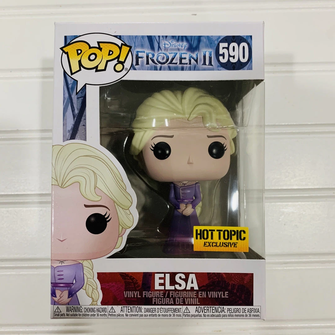 Funko Elsa - Frozen - 590 - Pop! Vinyl - Hot Topic Exclusive 2 Funko Elsa - Frozen - 590 - Pop! Vinyl - Hot Topic Exclusive