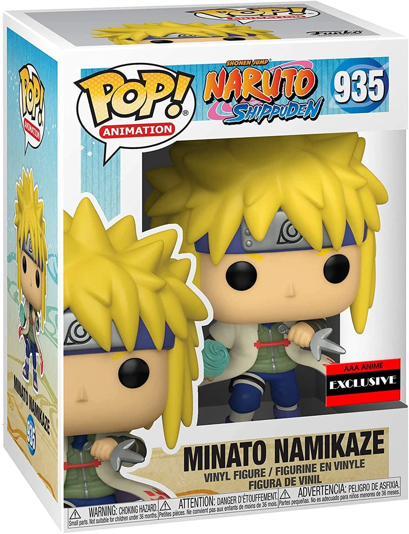 Funko Minato Namikaze - Naruto Shippuden - 935 - Pop! Vinyl - AAA Exclusive 2 Funko Minato Namikaze - Naruto Shippuden - 935 - Pop! Vinyl - AAA Exclusive