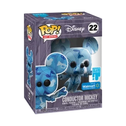 Funko Conductor Mickey - Art Series - 22 - Pop! Vinyl - Walmart Exclusive W/ Hard Case