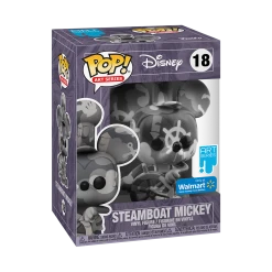 Funko Steamboat Mickey - Art Series - 18 - Pop! Vinyl - Walmart Exclusive W/ Hard Case