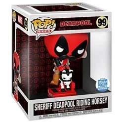 Funko POP! Rides Deadpool - Sheriff Deadpool Riding Horsey #99 Exclusive