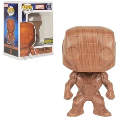 Funko Iron Man (Wood Deco) - Marvel - 674 - Pop! Vinyl - EE Exclusive