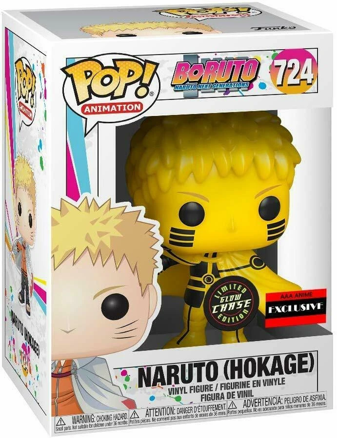 Funko Naruto (Hokage) Glow In The Dark - Boruto: Naruto Next Generation - 724 - Pop! Vinyl - AAA Exclusive - Chase 1 Funko Naruto (Hokage) Glow In The Dark - Boruto: Naruto Next Generation - 724 - Pop! Vinyl - AAA Exclusive - Chase
