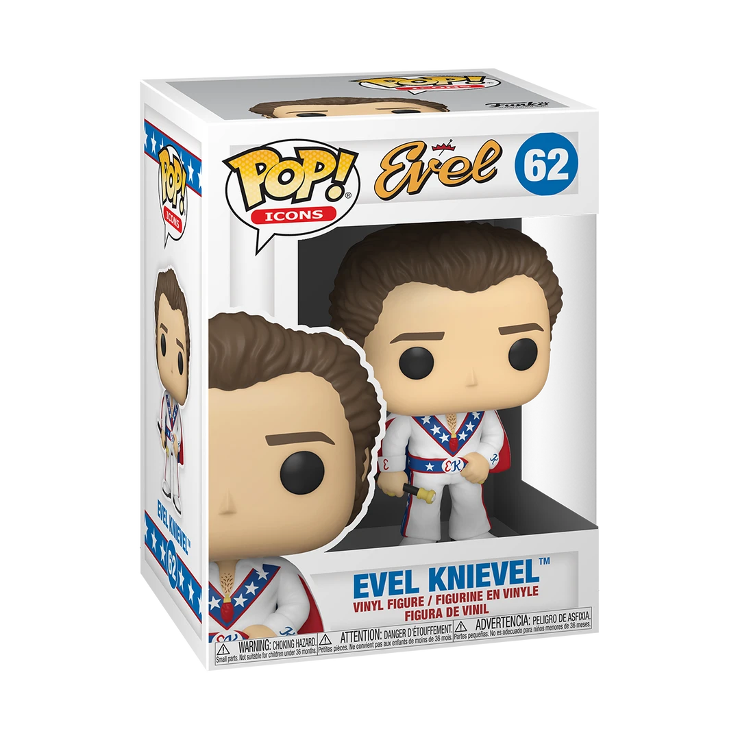 Funko Evel Knievel - Icons - 62 - Pop! Vinyl 2 Funko Evel Knievel - Icons - 62 - Pop! Vinyl
