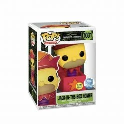 Jack In The Box Homer (Glow) - The Simpsons Treehouse Of Horrors - 1031 - Pop! Vinyl - Funko Exclusive