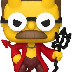 Funko Devil Flanders (Glow) - The Simpsons Treehouse Of Horror - 1029 - Pop! Vinyl - Amazon Exclusive