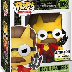 Funko Devil Flanders (Glow) - The Simpsons Treehouse Of Horror - 1029 - Pop! Vinyl - Amazon Exclusive