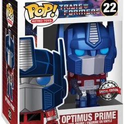 Funko Optimus Prime (Metallic) - Transformers - 22 - Pop! Vinyl - Amazon Exclusive