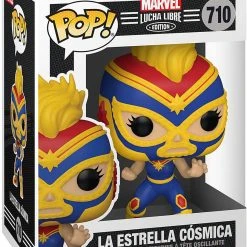 Funko La Estrella Cosmica (Captain Marvel) - Marvel: Lucha Libre - 710 - Pop! Vinyl