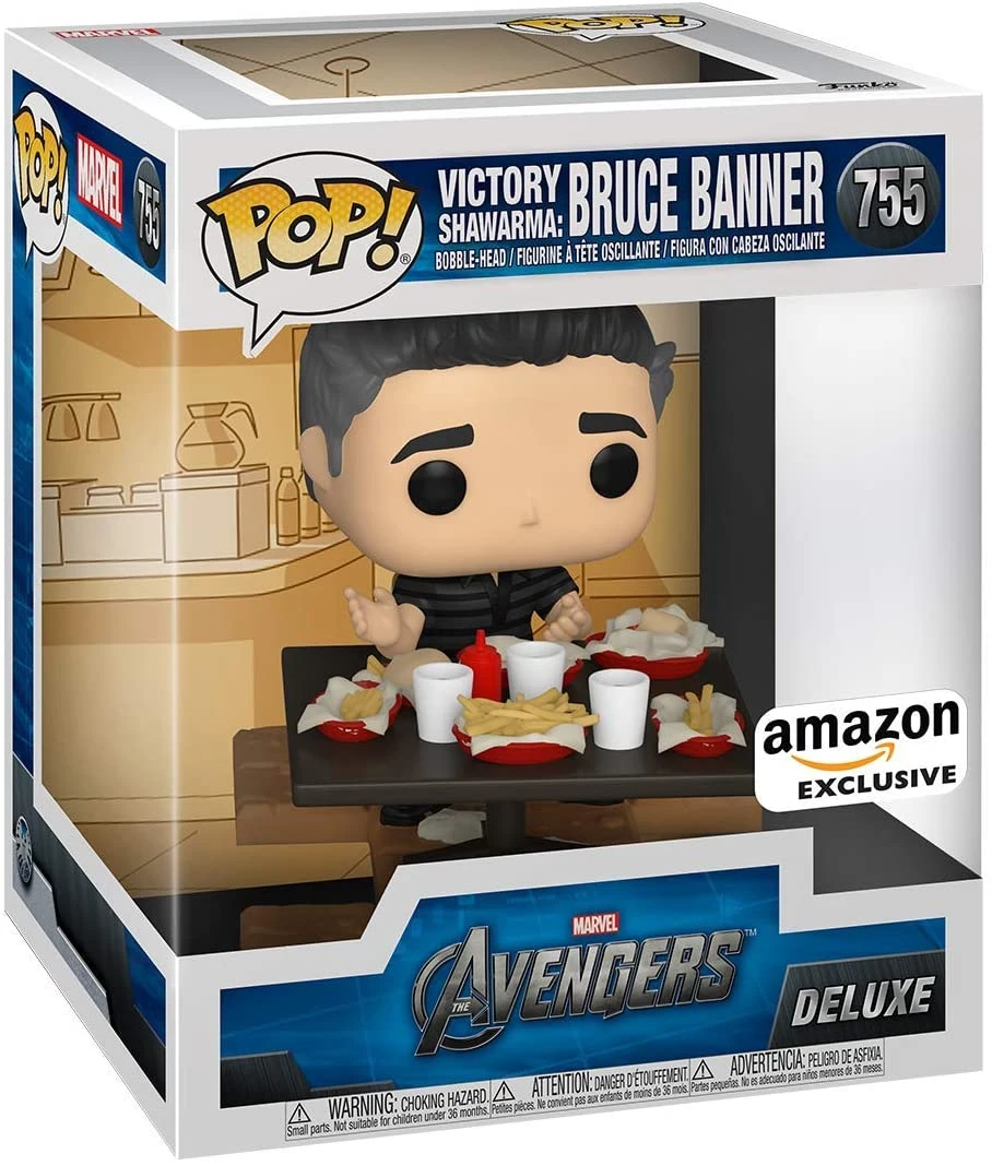Funko Bruce Banner (Victory Shawarma) - Avengers - 755 - Pop! Deluxe - Amazon Exclusive 4 Funko Bruce Banner (Victory Shawarma) - Avengers - 755 - Pop! Deluxe - Amazon Exclusive