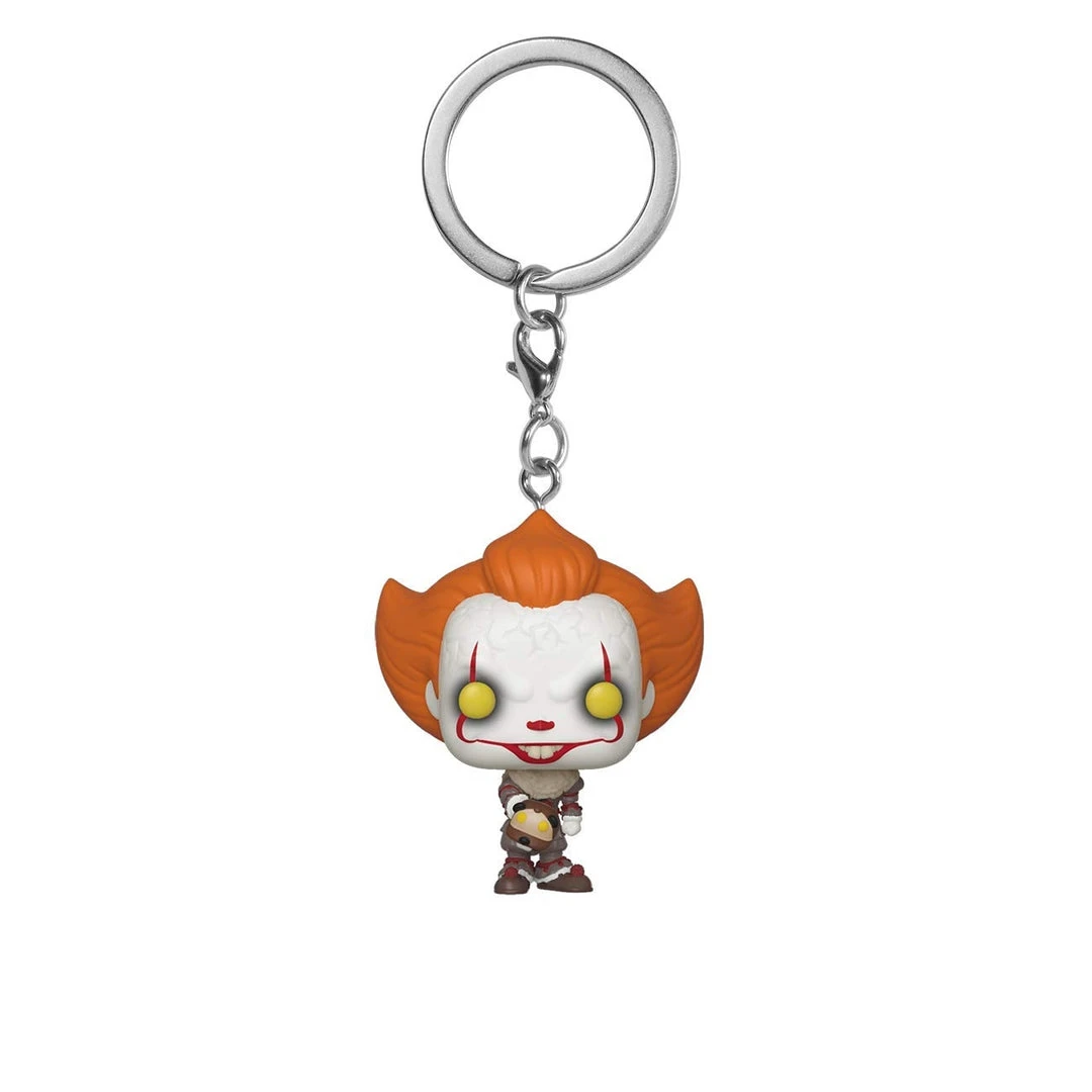 Funko Pennywise W/ Beaver Hat - IT: Chapter Two - Pop! Keychain 1 Funko Pennywise W/ Beaver Hat - IT: Chapter Two - Pop! Keychain