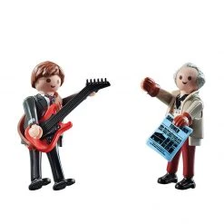 Marty Mcfly And Dr. Emmett Brown - 70459 - Back To The Future Action Figure - Playmobil