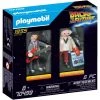 Marty Mcfly And Dr. Emmett Brown - 70459 - Back To The Future Action Figure - Playmobil